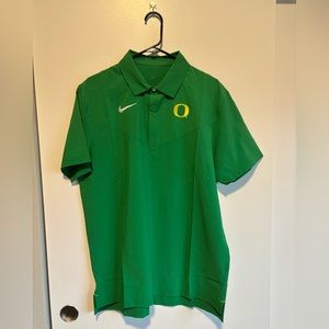 Nike Dri-FIT Oregon Ducks Football Team Issue Coach Polo Shirt